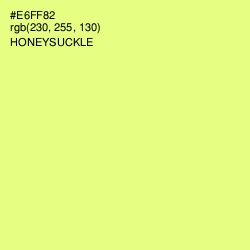 #E6FF82 - Honeysuckle Color Image