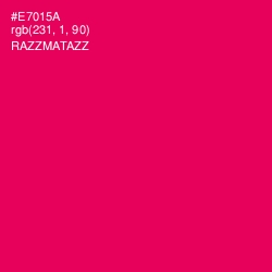 #E7015A - Razzmatazz Color Image