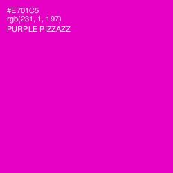 #E701C5 - Purple Pizzazz Color Image