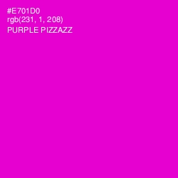 #E701D0 - Purple Pizzazz Color Image