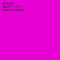 #E701D3 - Purple Pizzazz Color Image