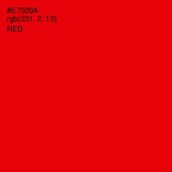 #E7020A - Red Color Image