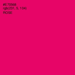 #E70568 - Rose Color Image