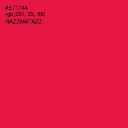 #E71744 - Razzmatazz Color Image