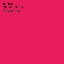 #E71E5B - Razzmatazz Color Image