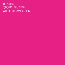 #E72085 - Wild Strawberry Color Image