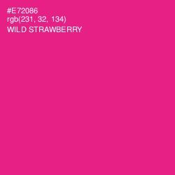 #E72086 - Wild Strawberry Color Image