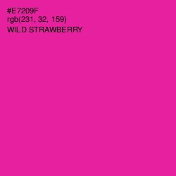 #E7209F - Wild Strawberry Color Image