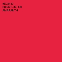 #E72140 - Amaranth Color Image