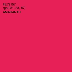 #E72157 - Amaranth Color Image