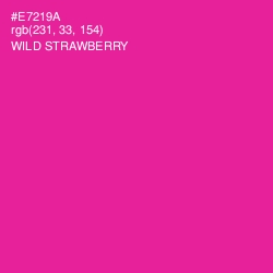 #E7219A - Wild Strawberry Color Image