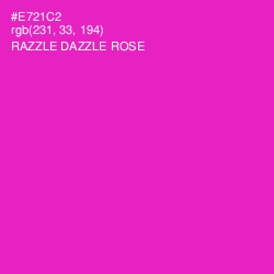 #E721C2 - Razzle Dazzle Rose Color Image