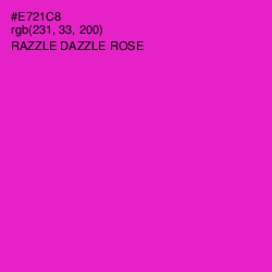 #E721C8 - Razzle Dazzle Rose Color Image