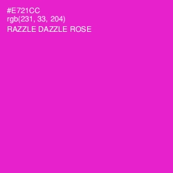 #E721CC - Razzle Dazzle Rose Color Image