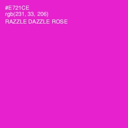 #E721CE - Razzle Dazzle Rose Color Image