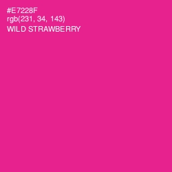 #E7228F - Wild Strawberry Color Image