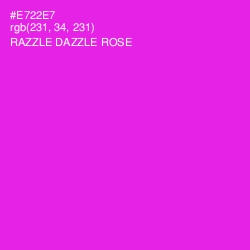 #E722E7 - Razzle Dazzle Rose Color Image