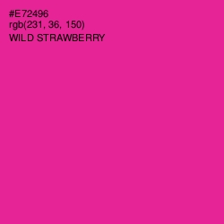 #E72496 - Wild Strawberry Color Image