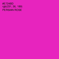 #E724BD - Persian Rose Color Image