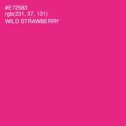 #E72583 - Wild Strawberry Color Image