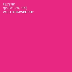 #E72781 - Wild Strawberry Color Image