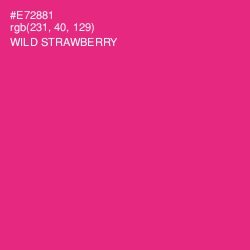 #E72881 - Wild Strawberry Color Image