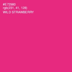 #E72980 - Wild Strawberry Color Image