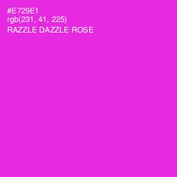 #E729E1 - Razzle Dazzle Rose Color Image