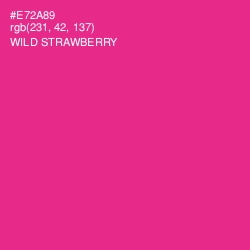 #E72A89 - Wild Strawberry Color Image