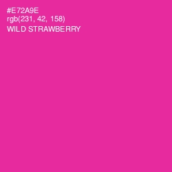 #E72A9E - Wild Strawberry Color Image