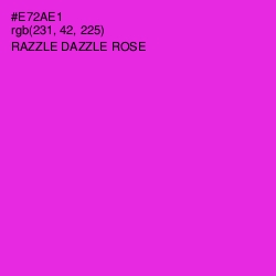 #E72AE1 - Razzle Dazzle Rose Color Image