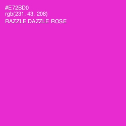 #E72BD0 - Razzle Dazzle Rose Color Image