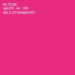 #E72C80 - Wild Strawberry Color Image