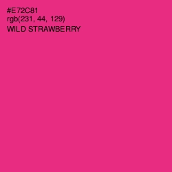 #E72C81 - Wild Strawberry Color Image