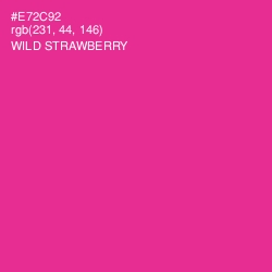 #E72C92 - Wild Strawberry Color Image