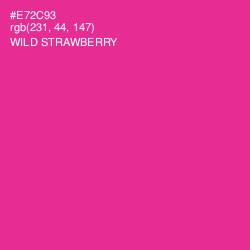 #E72C93 - Wild Strawberry Color Image