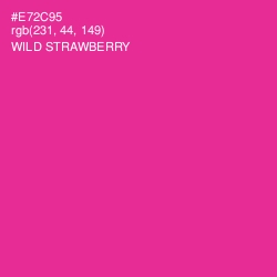 #E72C95 - Wild Strawberry Color Image