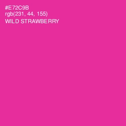 #E72C9B - Wild Strawberry Color Image