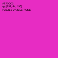 #E72CC3 - Razzle Dazzle Rose Color Image