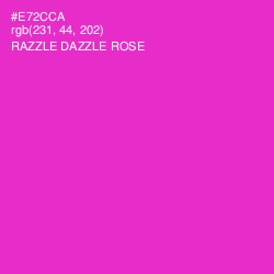 #E72CCA - Razzle Dazzle Rose Color Image