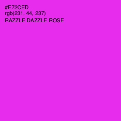 #E72CED - Razzle Dazzle Rose Color Image