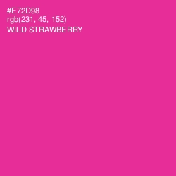 #E72D98 - Wild Strawberry Color Image