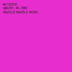 #E72DCE - Razzle Dazzle Rose Color Image