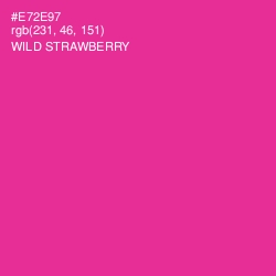 #E72E97 - Wild Strawberry Color Image