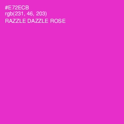 #E72ECB - Razzle Dazzle Rose Color Image