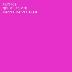 #E72FC9 - Razzle Dazzle Rose Color Image