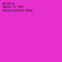 #E72FCD - Razzle Dazzle Rose Color Image