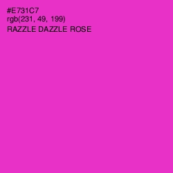 #E731C7 - Razzle Dazzle Rose Color Image