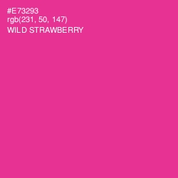 #E73293 - Wild Strawberry Color Image