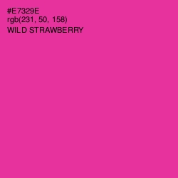 #E7329E - Wild Strawberry Color Image